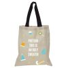 Contrast-Color Handle Tote Thumbnail